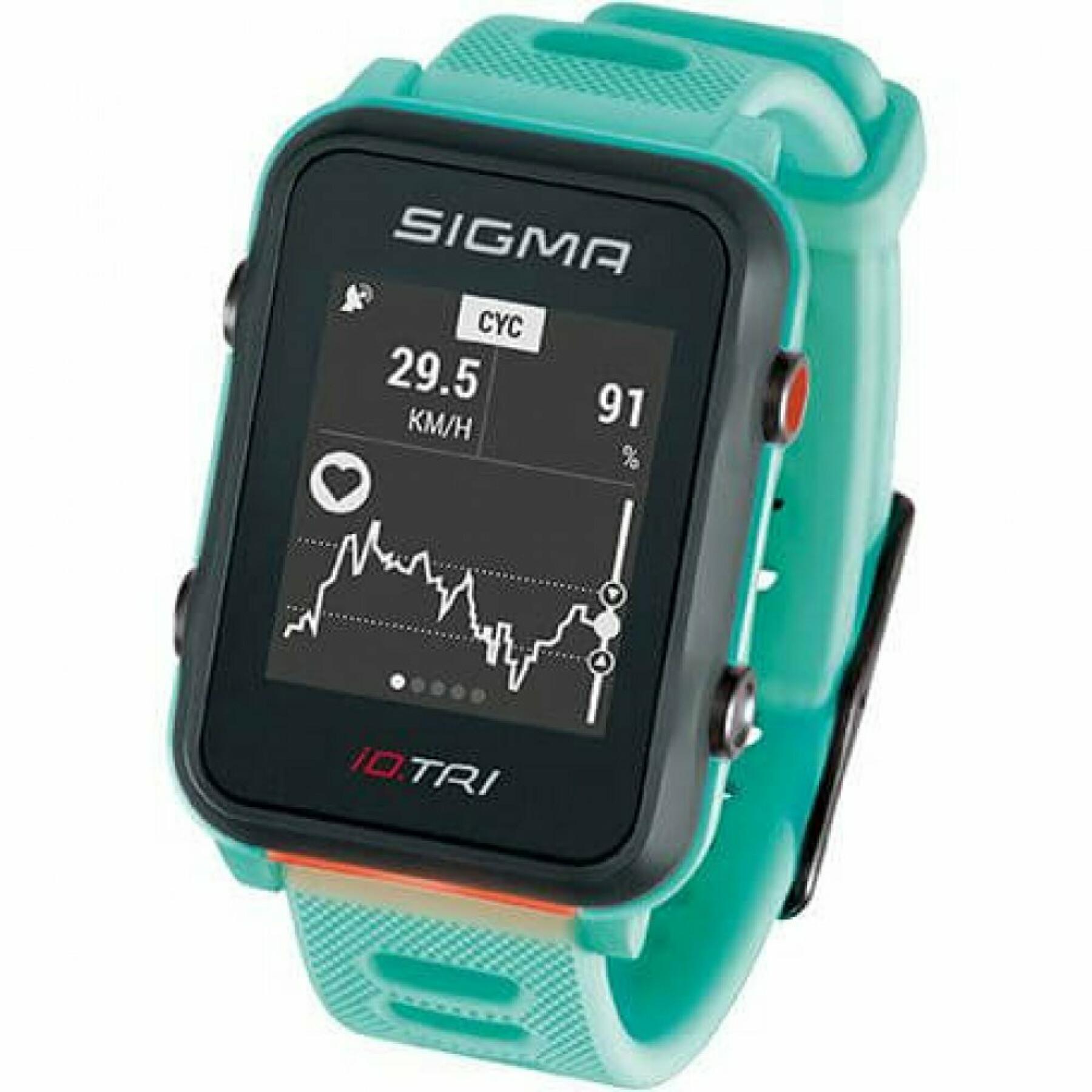 Conjunto de monitores do ritmo cardíaco Sigma iD.TRI