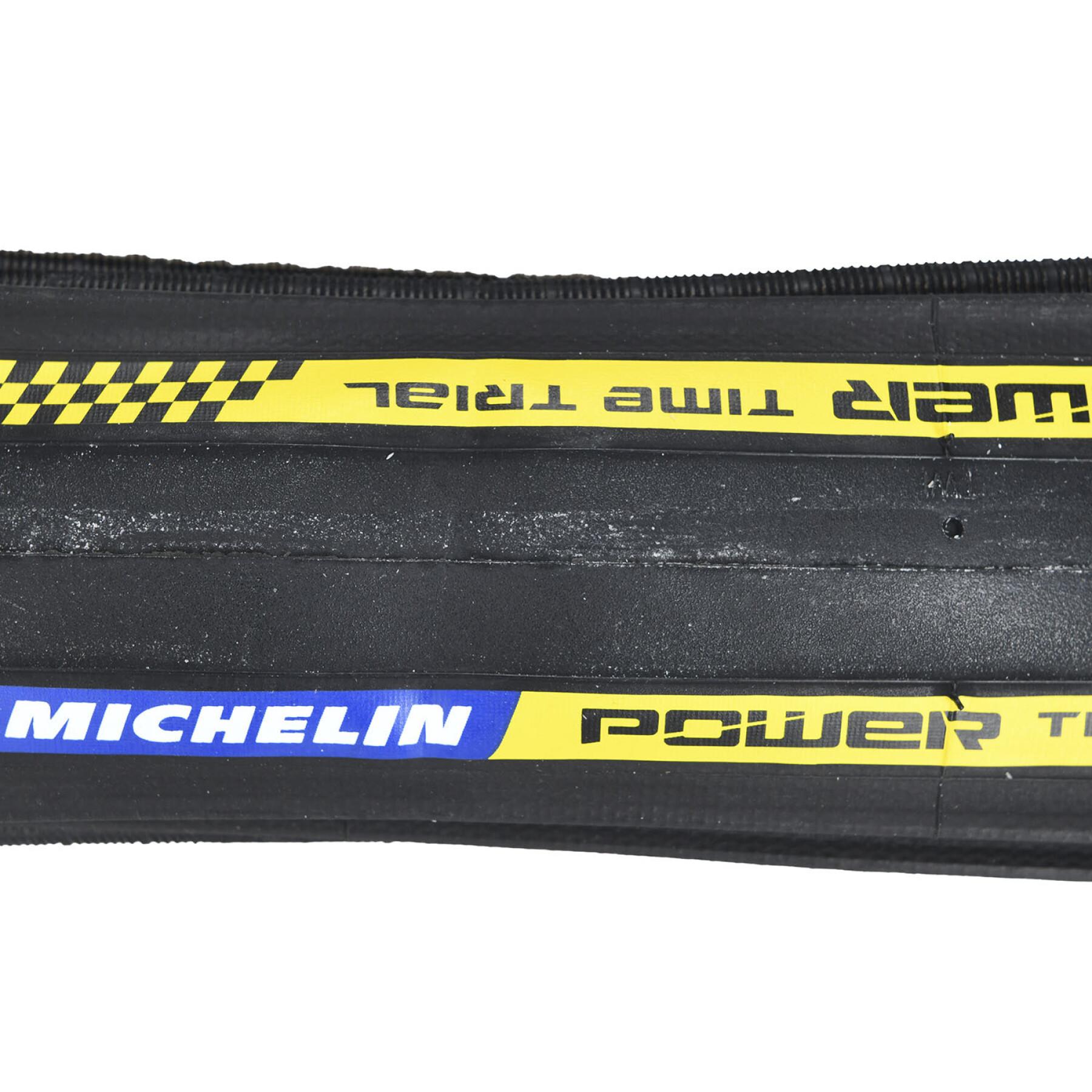 Pneu macio Michelin Power Time Trial Racing Line 23-622 700 x 23C