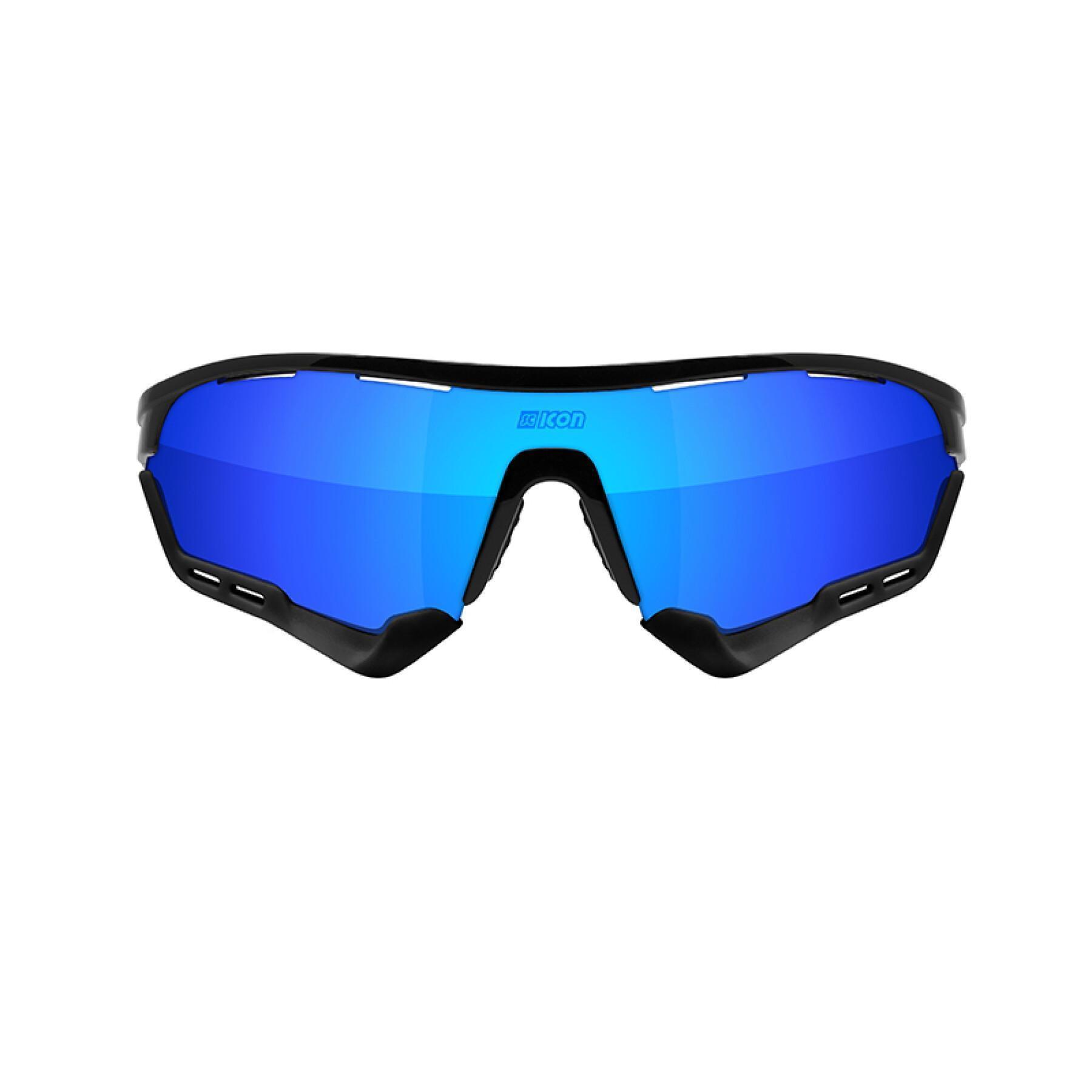 Óculos Scicon aerotech scnpp verre multi-reflet bleues