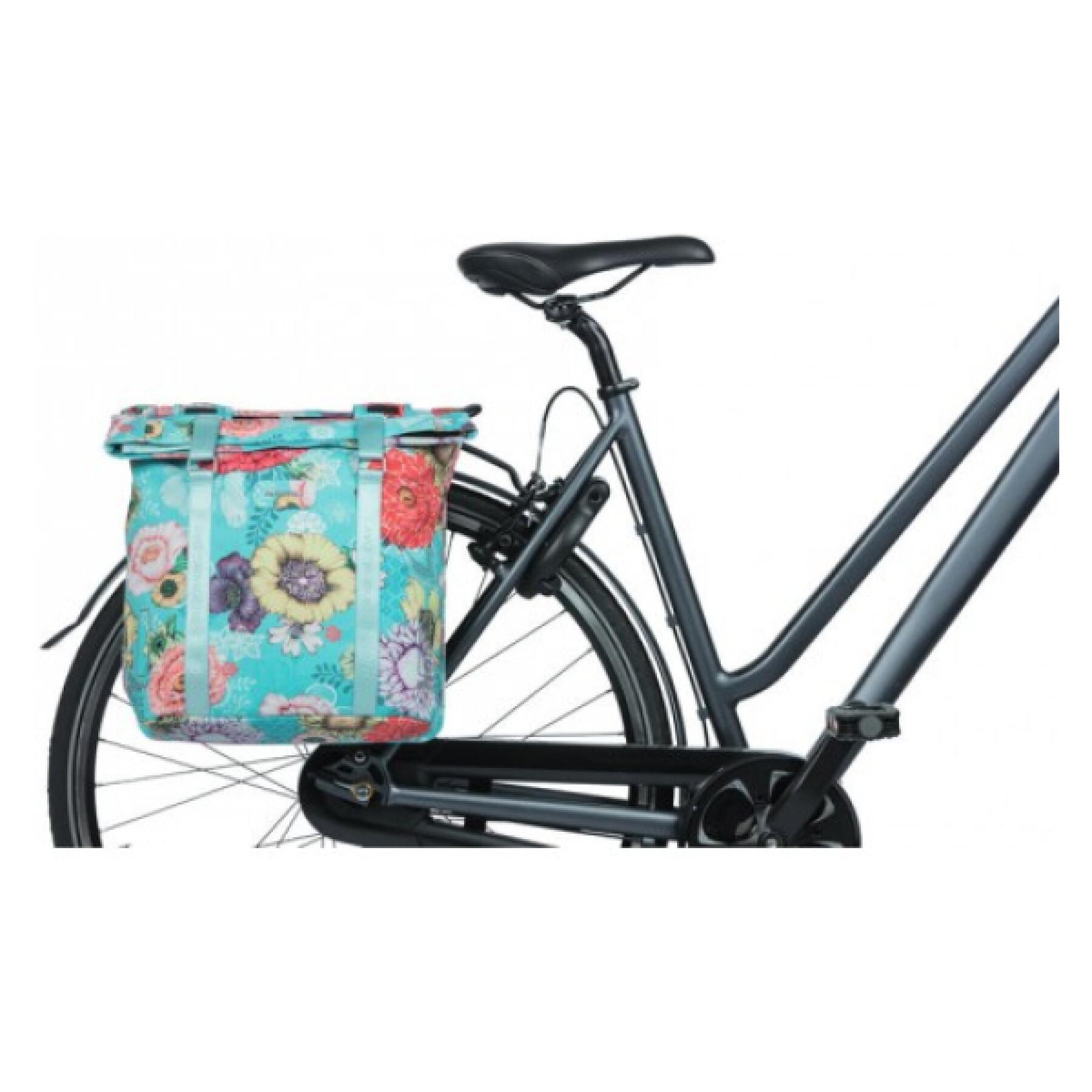 Saco de poliéster impermeável para bicicletas com material reflector Basil bloom field