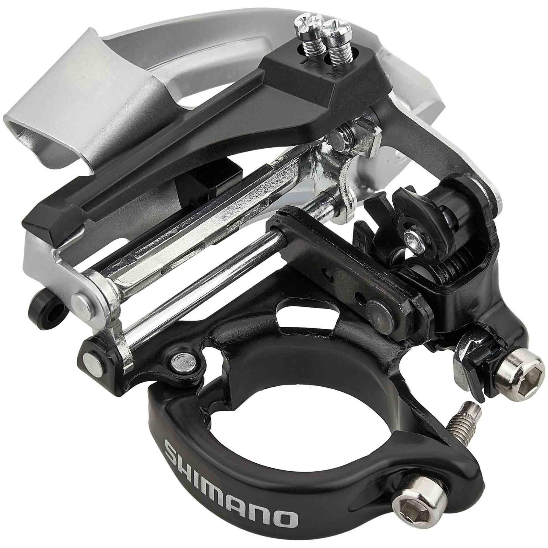 Descarrilador triplo frontal Shimano Tourney Tx FD-TX800-TS6-SET Triple Top Swing