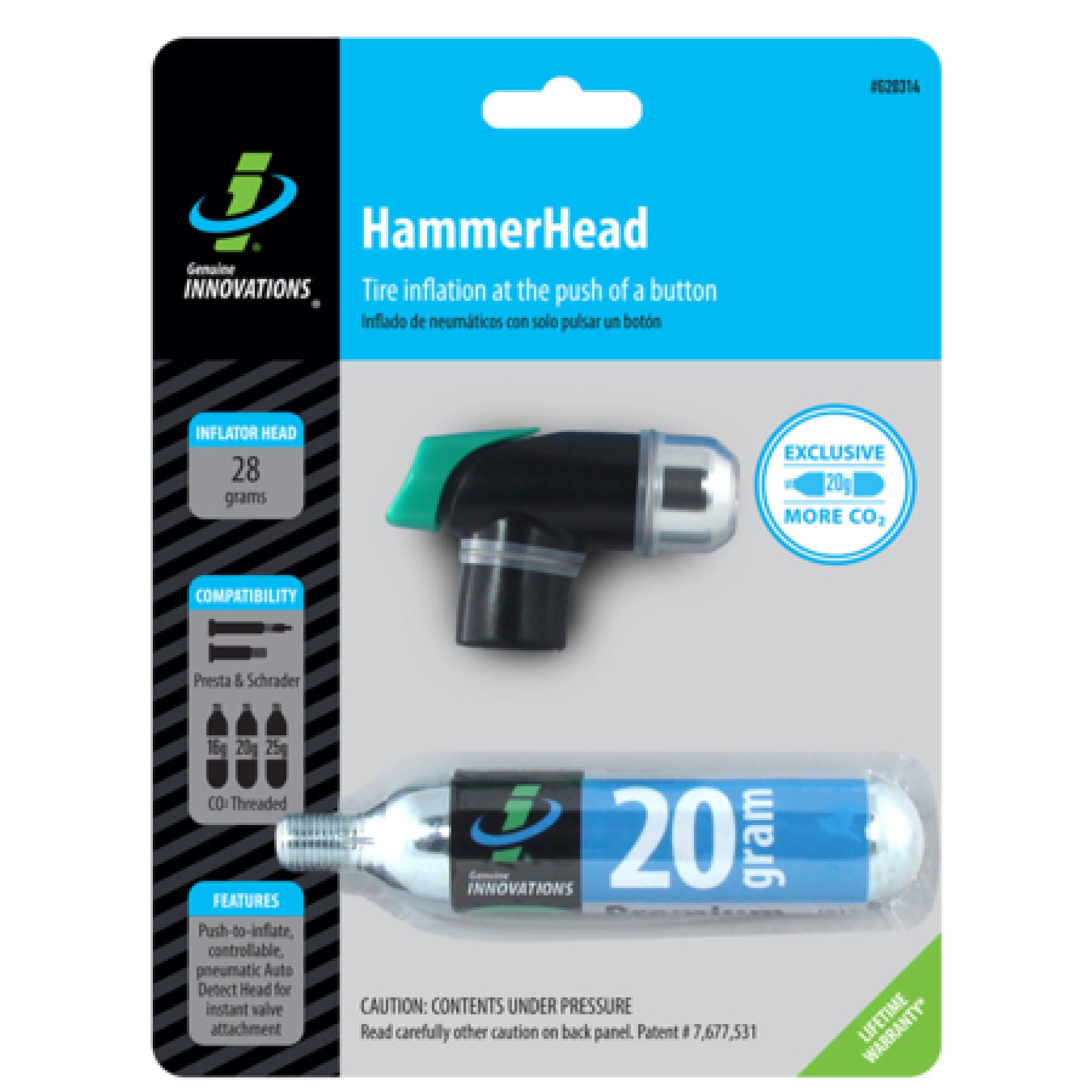 Cabeça da bomba Co2 Innovations HammerHead 20gr