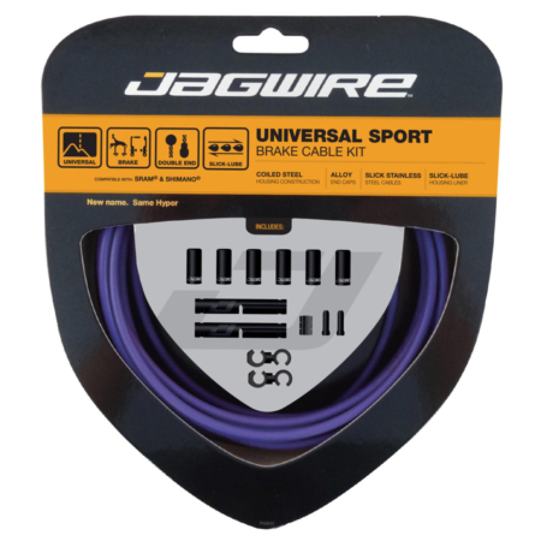 Kit de cabos de travão Jagwire Universal Sport -Purple