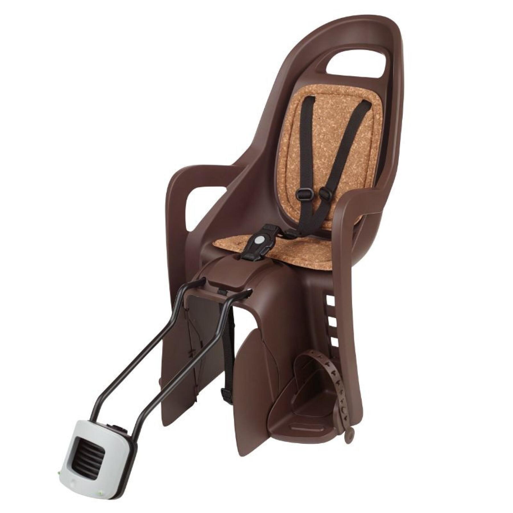Cadeira de bebé para fixar no assento traseiro almofada de cortiça reciclável Polisport Groovy Bio Homologué en 14344