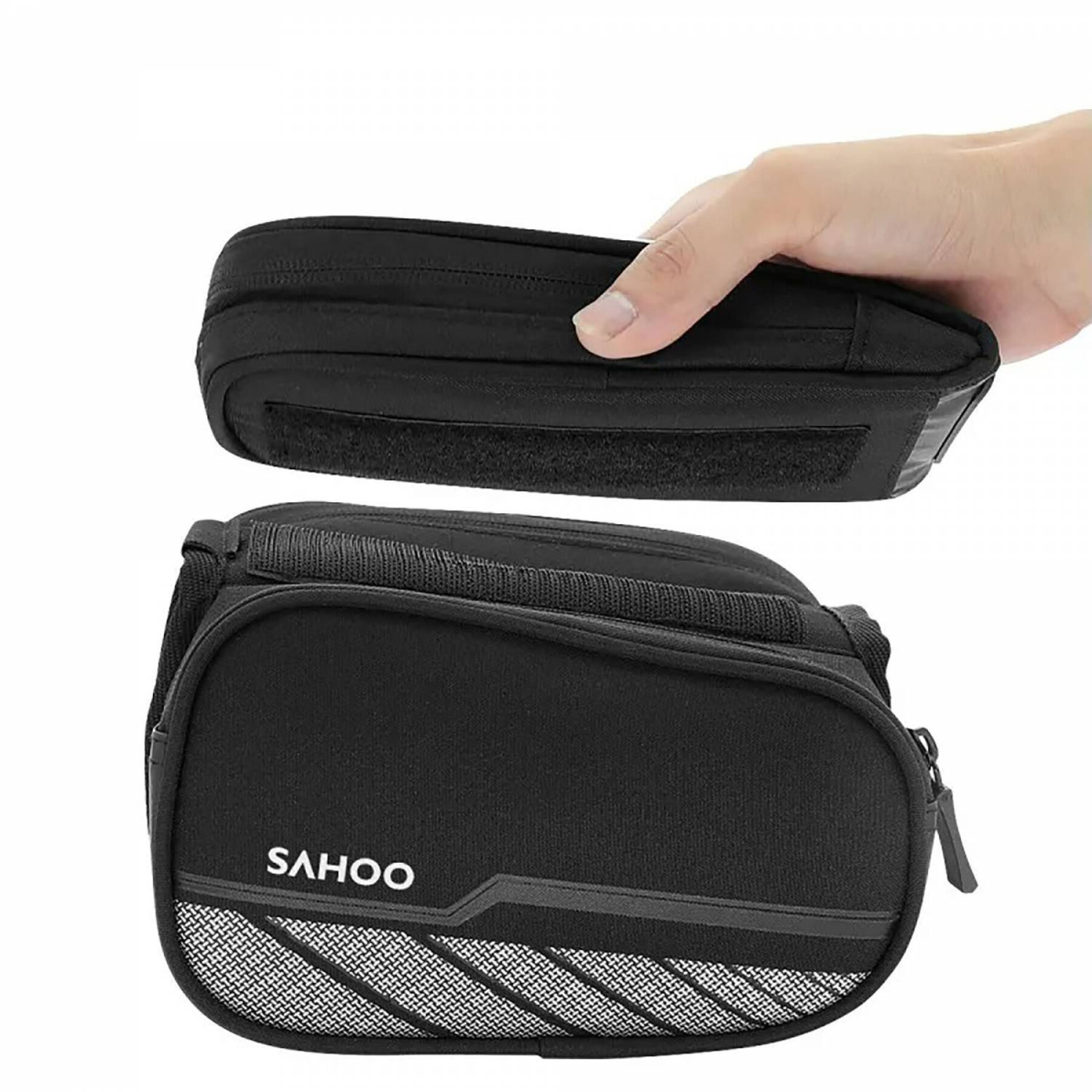 Bolsa de selim impermeável com capa sensível ao toque para telemóvel Roswheel Sahoo
