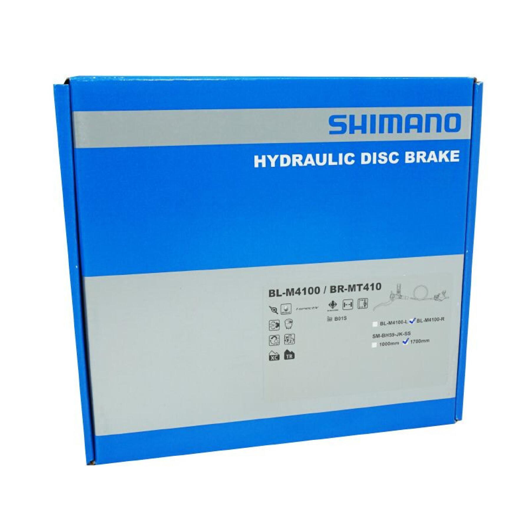 Travões hidráulicos traseiros a disco Shimano Deore M4100