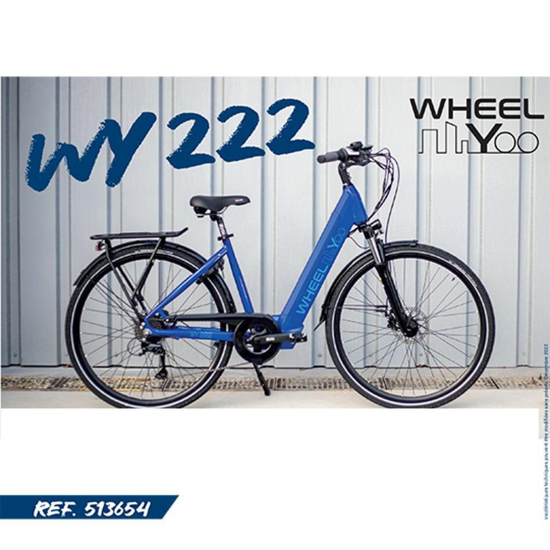 Bicicleta eléctrica com motor na roda traseira Wheelyoo WY 222
