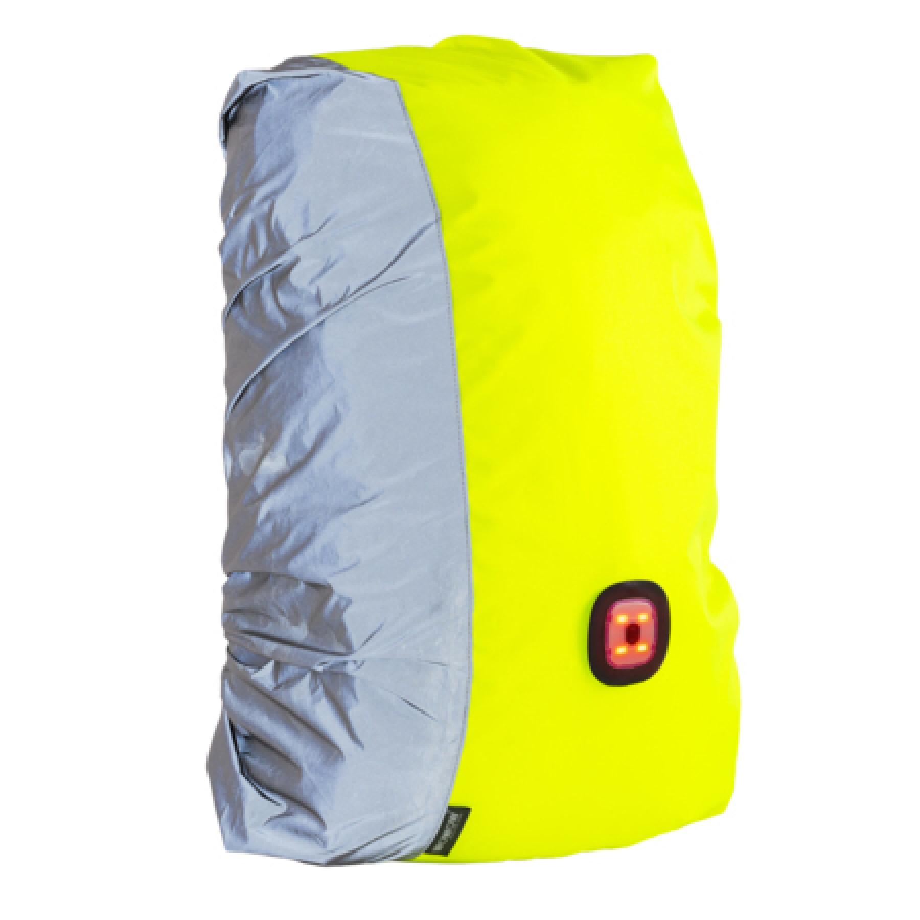 Capa de mochila reflectora Wowow 2.2 Waterproof Cover Aqua LED