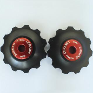 Conjunto de rodas jockey com rolamentos de desviador série de rodas cerâmicas-sram x0