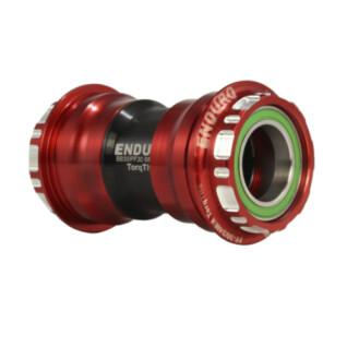 Suporte inferior Enduro Bearings TorqTite BB A/C SS-PF30-24mm-Red