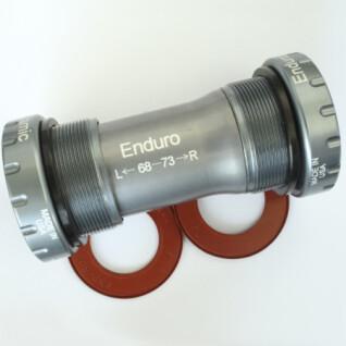 Rolamentos Enduro Bearings External BB Mountain-Shimano-Silver-Ceramic Hybrid