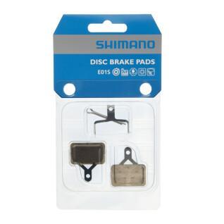 Conjunto de pastilhas de travão de bicicleta Shimano E01S M575/M486/M485