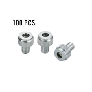 Pacote de 100 adaptadores de válvulas padrão para Presta e dunlop XLC PU-X10